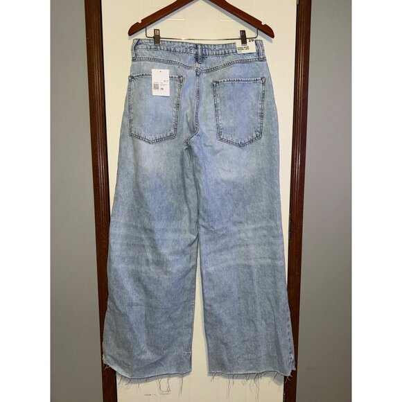 NWT Forever 21 High Rise Loose Fit Wide Leg Jeans Size 29 - Picture 4 of 16